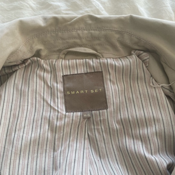 Women’s SmartSet trench coat XS. Classic style. 100% cotton exterior. Lined - Picture 4 of 10